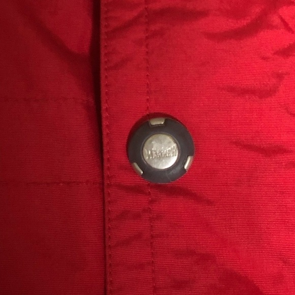 Marker Ski Jacket Men's Medium Red Full Zip Weatherproof Outdoor Travel Pockets - Picture 4 of 9